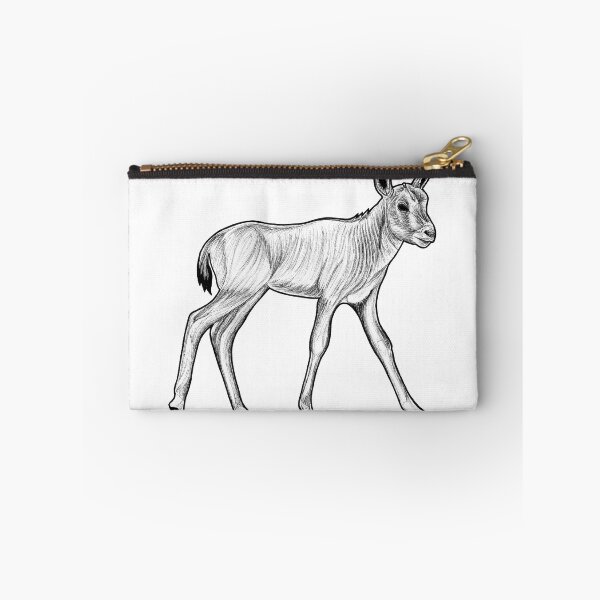 Item preview, Baby Arabian oryx - ink illustration designed and sold by LorenDowding.
