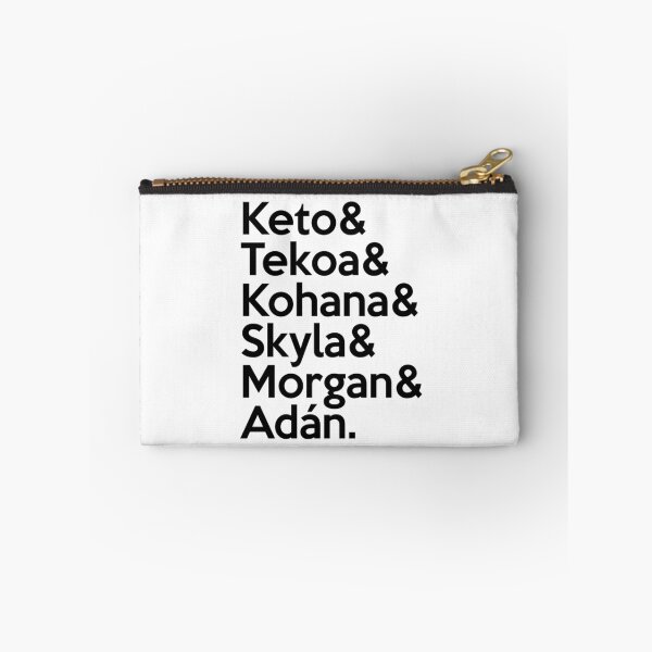 Item preview, Loro Parque Pod Names (Black Text) designed and sold by finsandflukes.