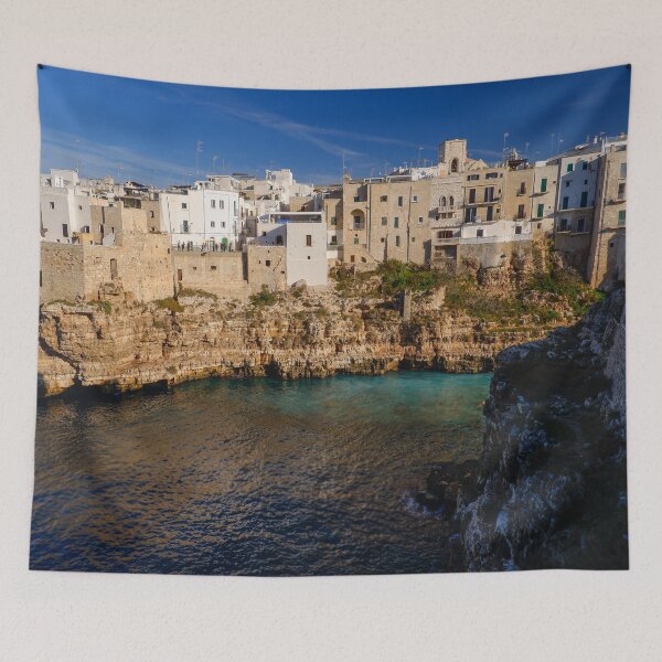 Item preview, Overlooking, Polignano a Mare, Puglia, Italy designed and sold by Kenjonesphoto.