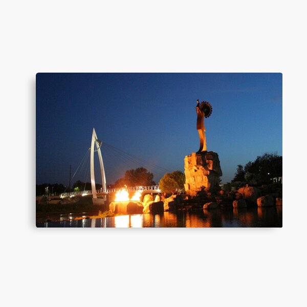 The Keeper of the Plains Canvas Print