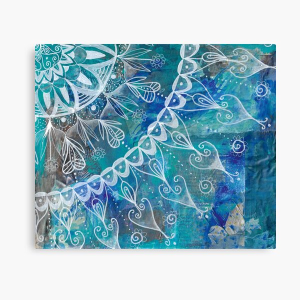 Item preview, Mandala Turquoise Blue designed and sold by larilou-art.