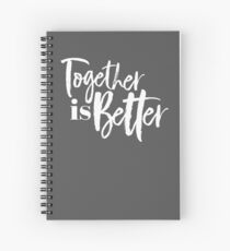 Cuaderno de espiral Juntos es mejor
