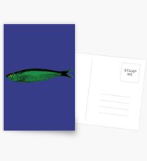 Green Sardine Postcards