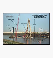 Christopher S. "Kit" Bond I-29/35 Bridge Construction Project Photographic Print