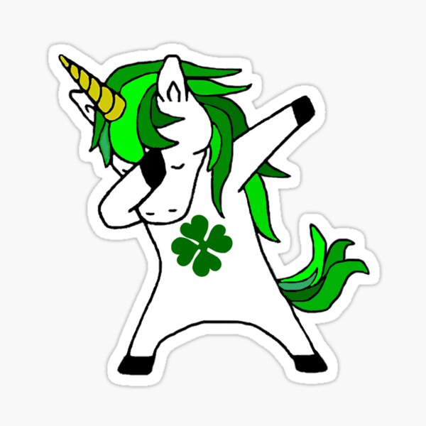 st patricks day unicorn beanie scarf