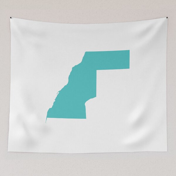 Item preview, Western Sahara Love in Teal designed and sold by Maren Misner.