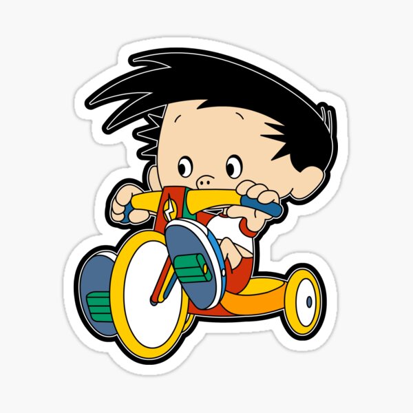 bobby's world riding tricycle