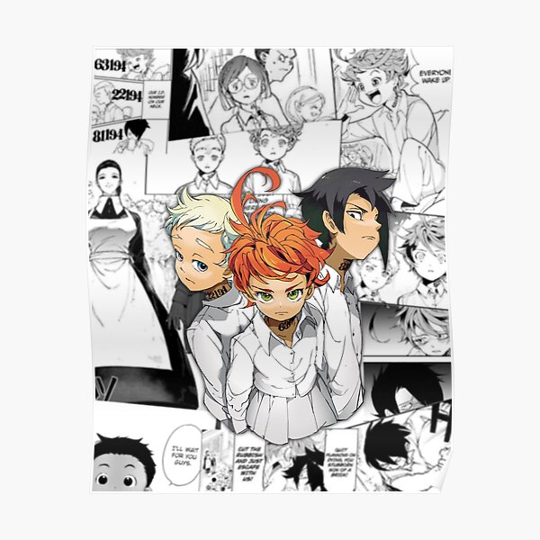Yakusoku No Neverland Posters Redbubble