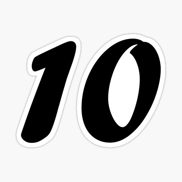 Number 10 - Number 10 - Sticker