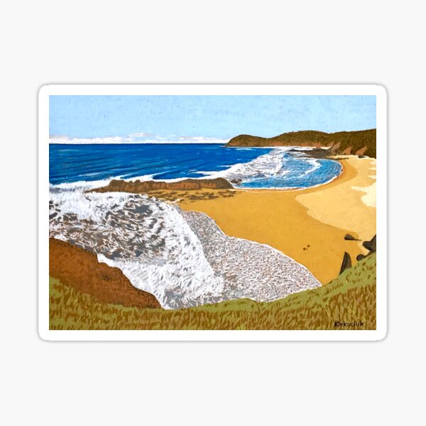 Miners Beach, Port Macquarie. Sticker