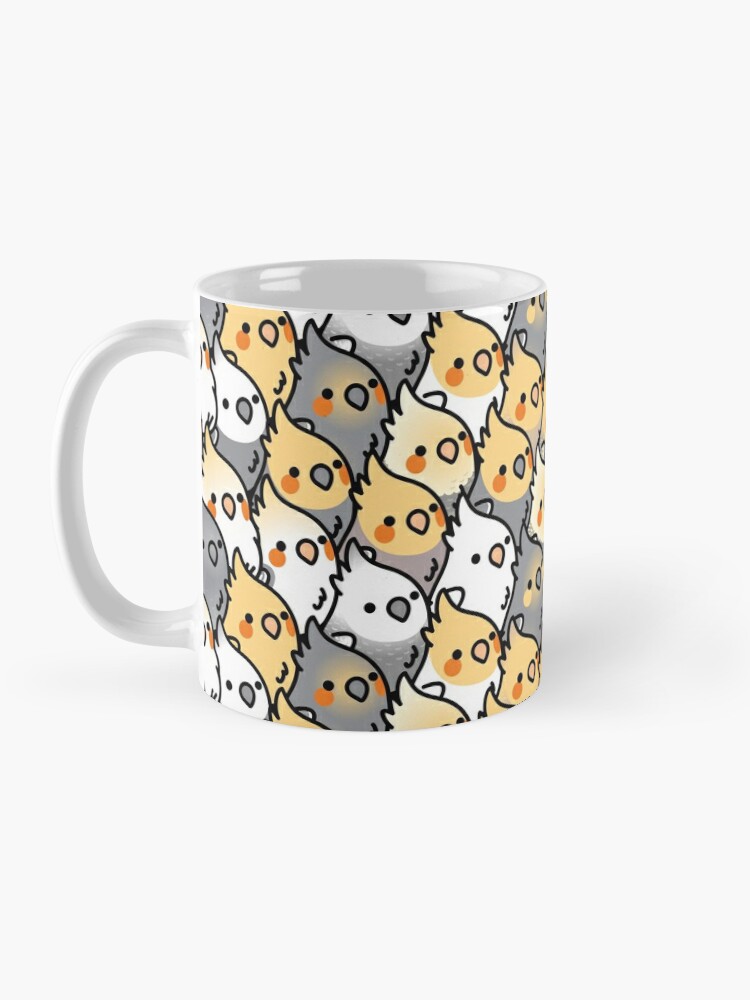 Alternate view of Chubby Cockatiel Party Coffee Mug