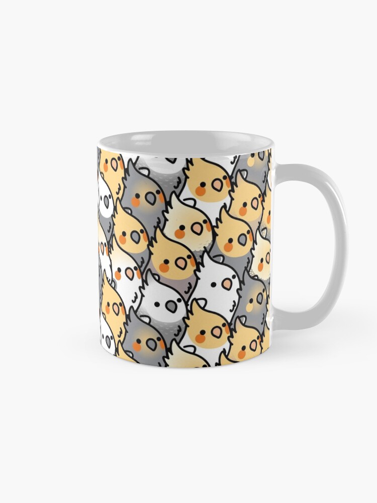 Alternate view of Chubby Cockatiel Party Coffee Mug