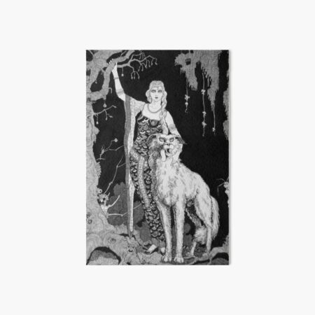 Item preview, Sigmund and the Witch Woman - Harry Clarke designed and sold by forgottenbeauty.