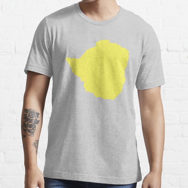 "Zimbabwe Love in Lemon Yellow" Tshirt for Sale by marenmisner Redbubble zimbabwe tshirts