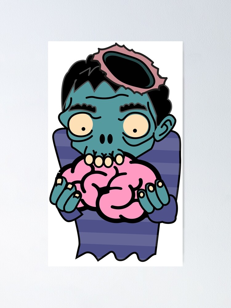 zombie eating brains