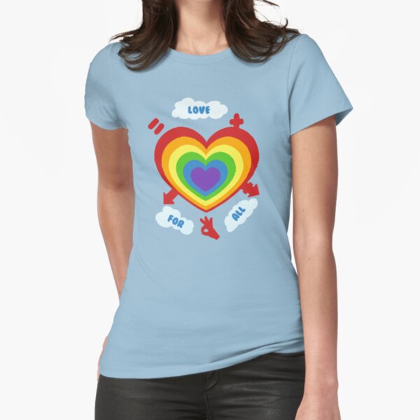Love for All Fitted T-Shirt
