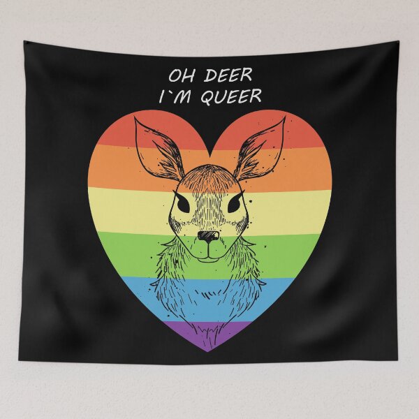 Item preview, Oh Deer in the Queer T-Shirt designed and sold by emphatic.