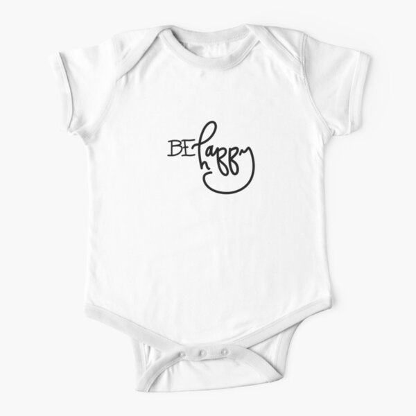 Be Happy Youtube Short Sleeve Baby One Piece Redbubble - codes for roblox high school bikini girl version youtube