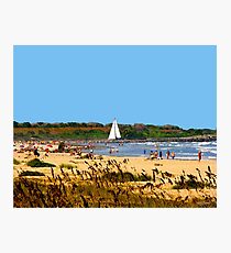 Beach art ... be7 Photographic Print