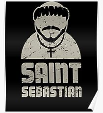 Heiliger Sebastian / katholischer Schutzpatron St. Sebastian Poster