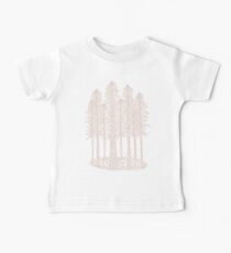 Coastal Redwoods Cathedral Ring Sketch - Red Number 2 Baby Tee
