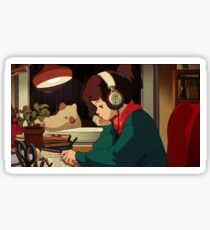 lofi hip hop radio - beats to relax/study to Sticker
