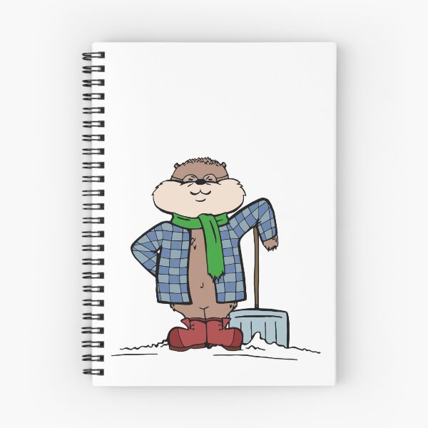 Item preview, Chipmunk Shoveling Winter Snow designed and sold by Otter-Grotto.