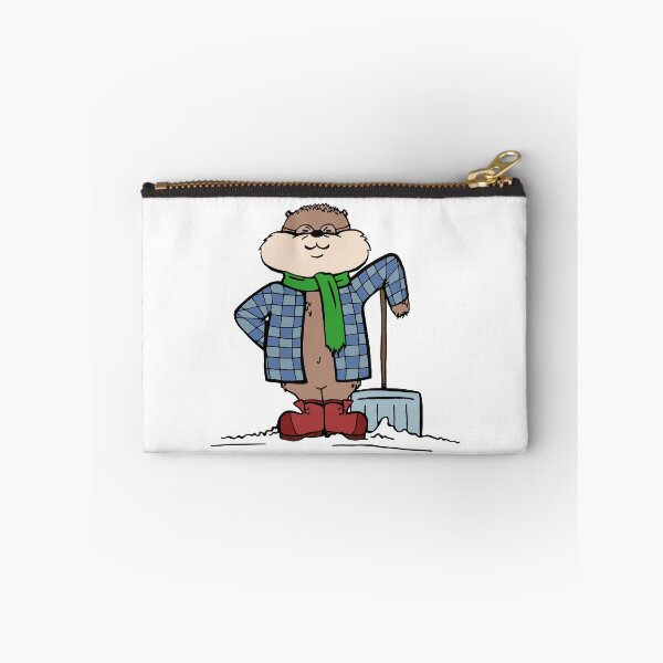 Item preview, Chipmunk Shoveling Winter Snow designed and sold by Otter-Grotto.