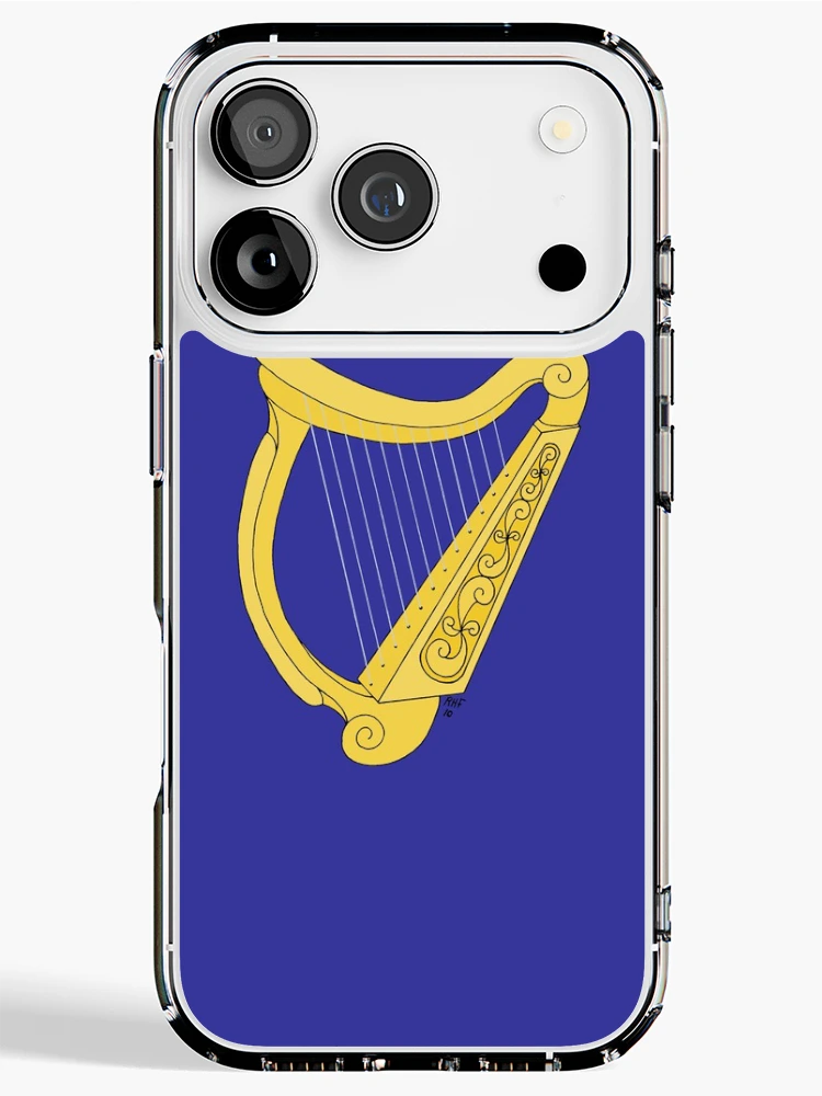 Thumbnail 1 of 5, iPhone Case, Irish Harp designed and sold by Azure Lion Productions.