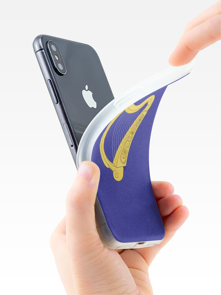 Thumbnail 4 of 5, iPhone Case, Irish Harp designed and sold by Azure Lion Productions.