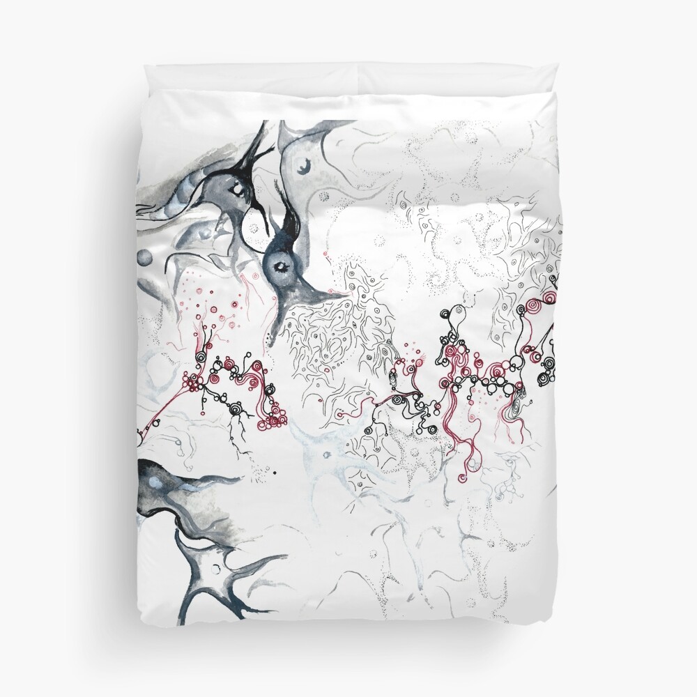 Your Brain on Surrealism Duvet Cover