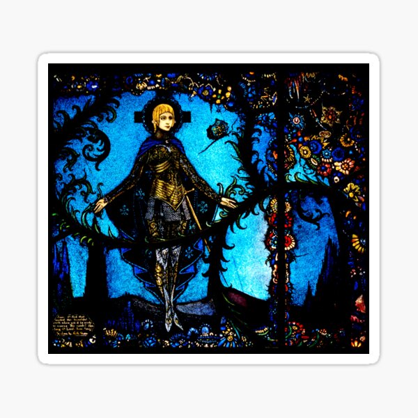 Item preview, Saint Joan Heritage Geneva Window - Harry Clarke designed and sold by forgottenbeauty.