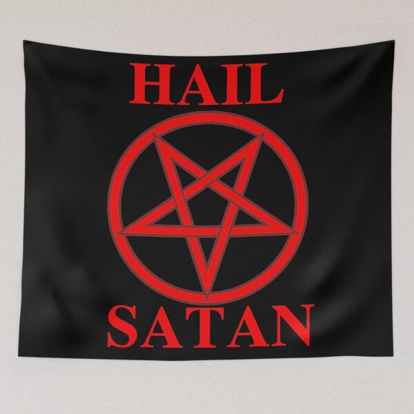 Item preview, HAIL SATAN designed and sold by ArtByKevG.