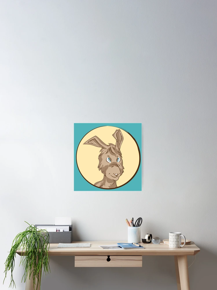 Thumbnail 2 of 3, Poster, Mischievous Rabbit designed and sold by John-Frum.
