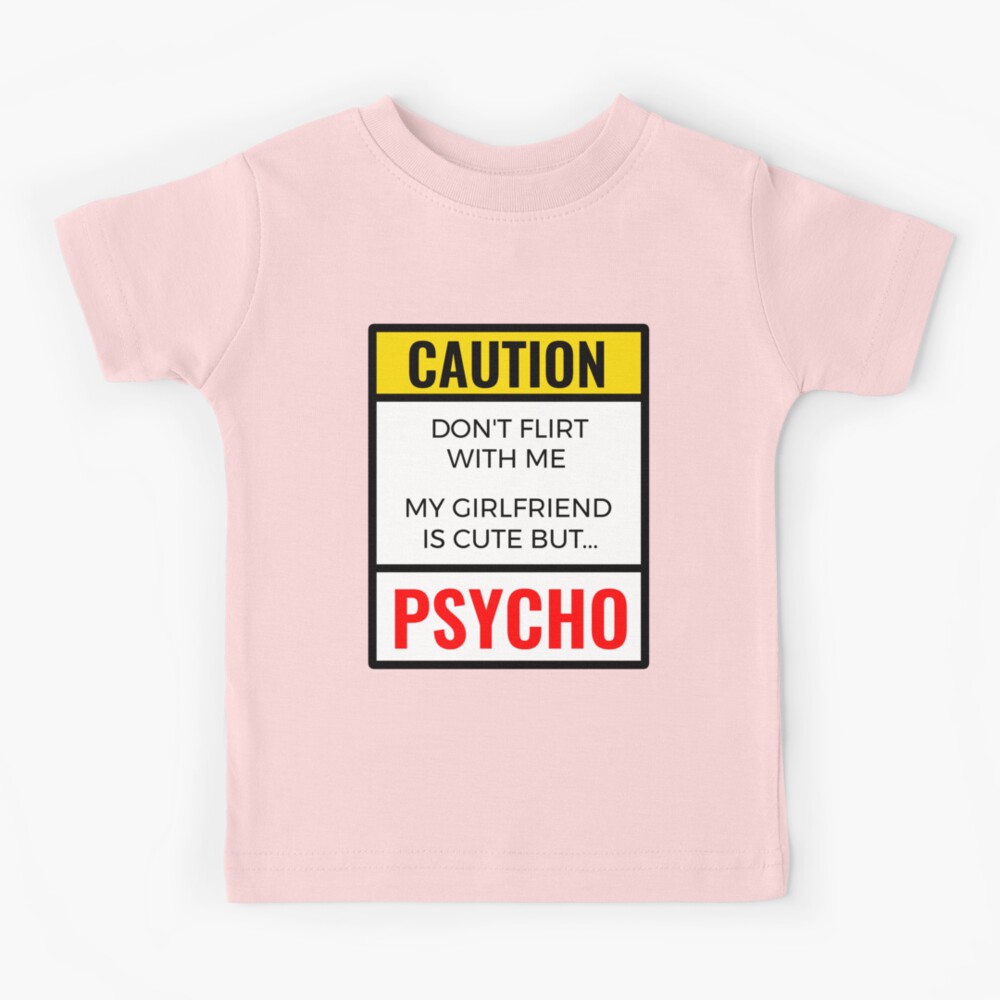 Cute But Psycho Shirt Funny Baseball Tee Long Sleeve