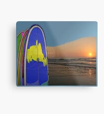 Beach art ... be13 Metal Print