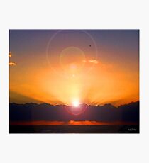 Beach art ... be14 Photographic Print