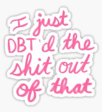 DBT-Fähigkeiten erfolgreich eingesetzt Sticker