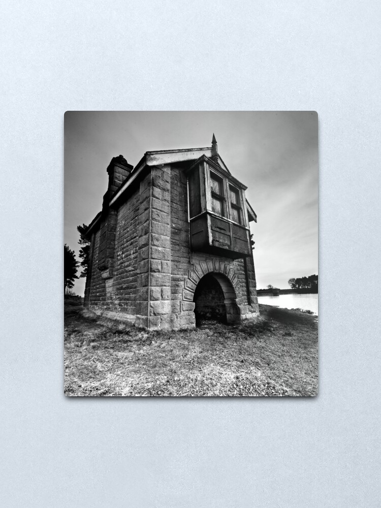 Alternate view of Boat house Metal Print