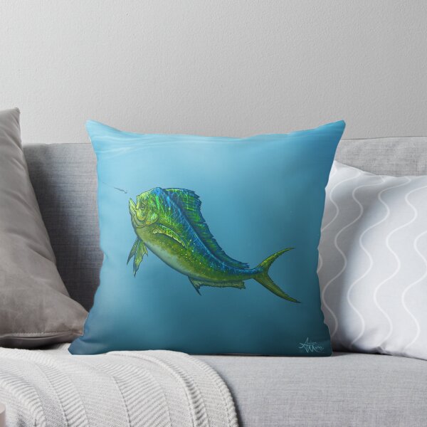 Item preview, "El Dorado" by Amber Marine ~ mahi mahi / dolphin fish art, © 2015 designed and sold by Amber Marine ~ Wildlife Artist ~ © 2004-2021.
