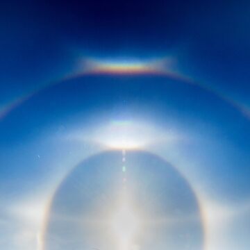 Artwork thumbnail, Sundogs of February 24, 2019 Noonan, North Dakota by Jerry Walter