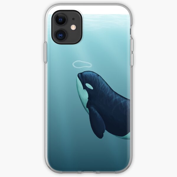 "Subantarctic" by Amber Marine, type D orca art, © 2014 iPhone Soft Case