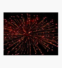 Orange Bursting in Air Photographic Print