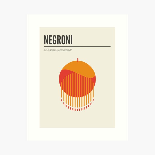 Negroni Kunstdruck