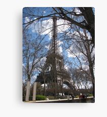 Spring Time in Paris Canvas Print