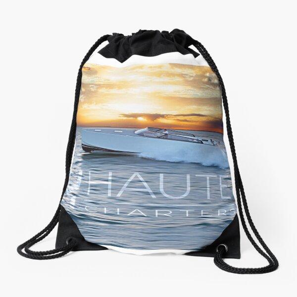 Haute Charters Yachts Drawstring Bag