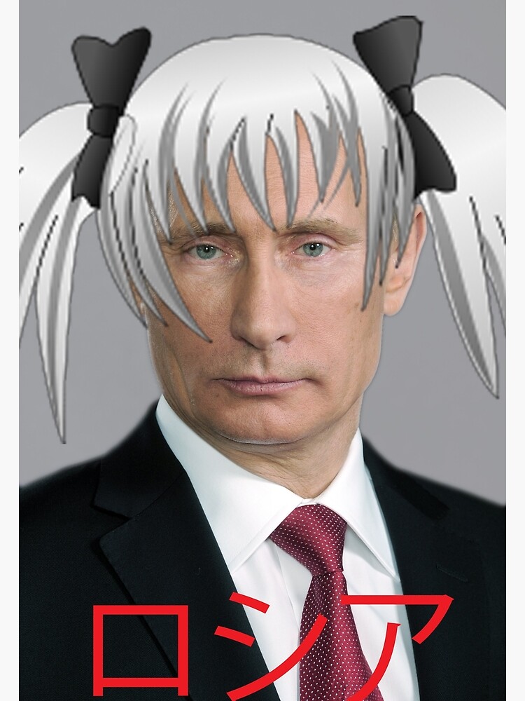 Anime Putin Postcard By Kalijohnson Redbubble redbubble