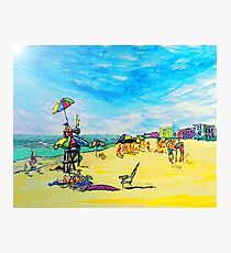 Beach art ... be23 Photographic Print