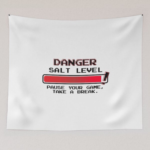 Item preview, Danger salty gamer video games gift idea designed and sold by NeXore.