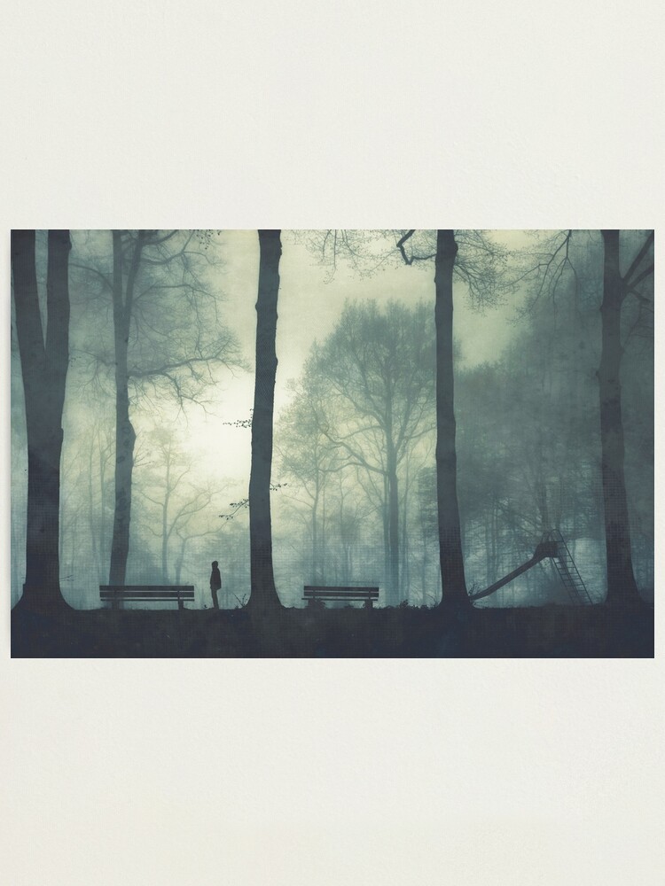 Alternate view of 1-2-3-4 Misty Playground Photographic Print
